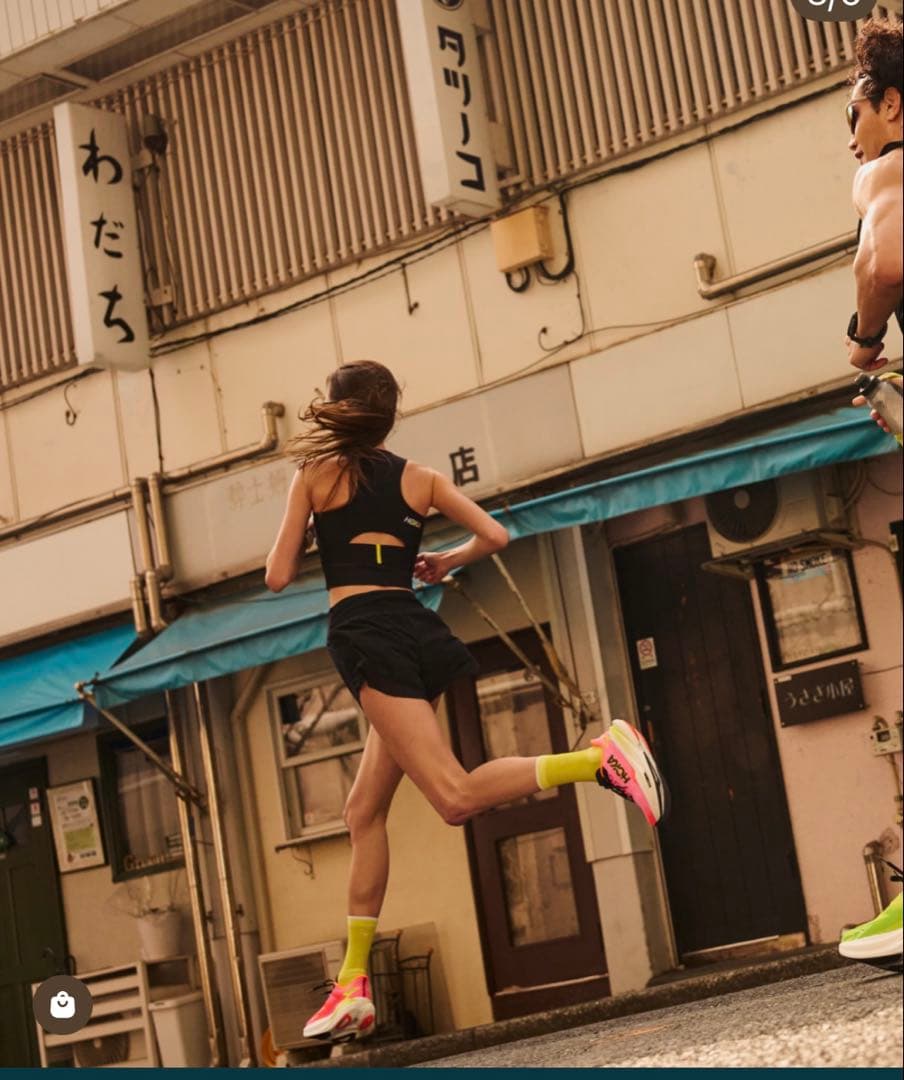 ぱ*ん様 HOKAホカオネオネマッハX3カーボン厚底24cmレディースランニング