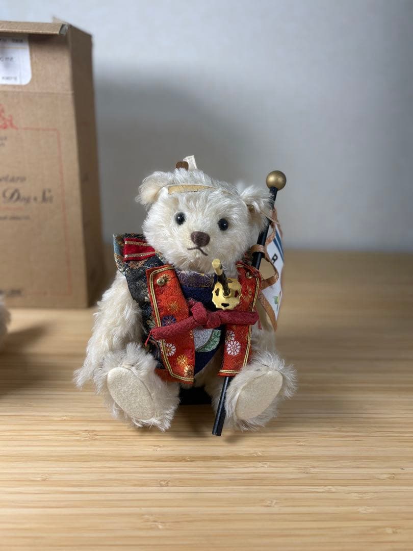 【希少】Steiff シュタイフ　日本限定昔話シリーズ第1弾　桃太郎