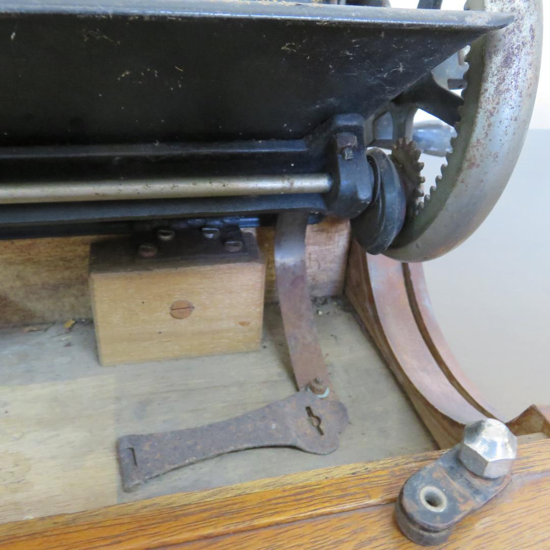 オールリード 初期型 手回しミシン 和製アンティーク 昭和レトロ　オブジェ