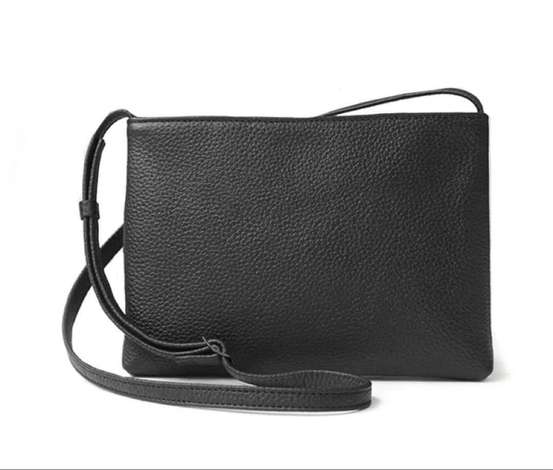 C*l様 【HushTug】レザーサコッシュ ブラック