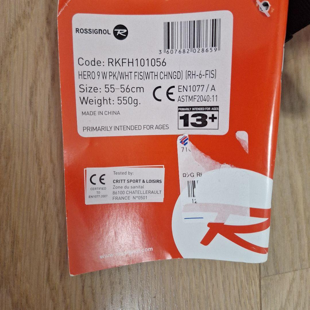 ROSSIGNOL スキー用ヘルメット Sサイズ ピンク