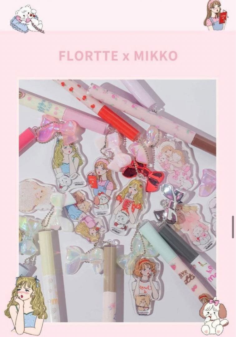 mikko illustrations FLORTTE アイライナー　中華コスメ