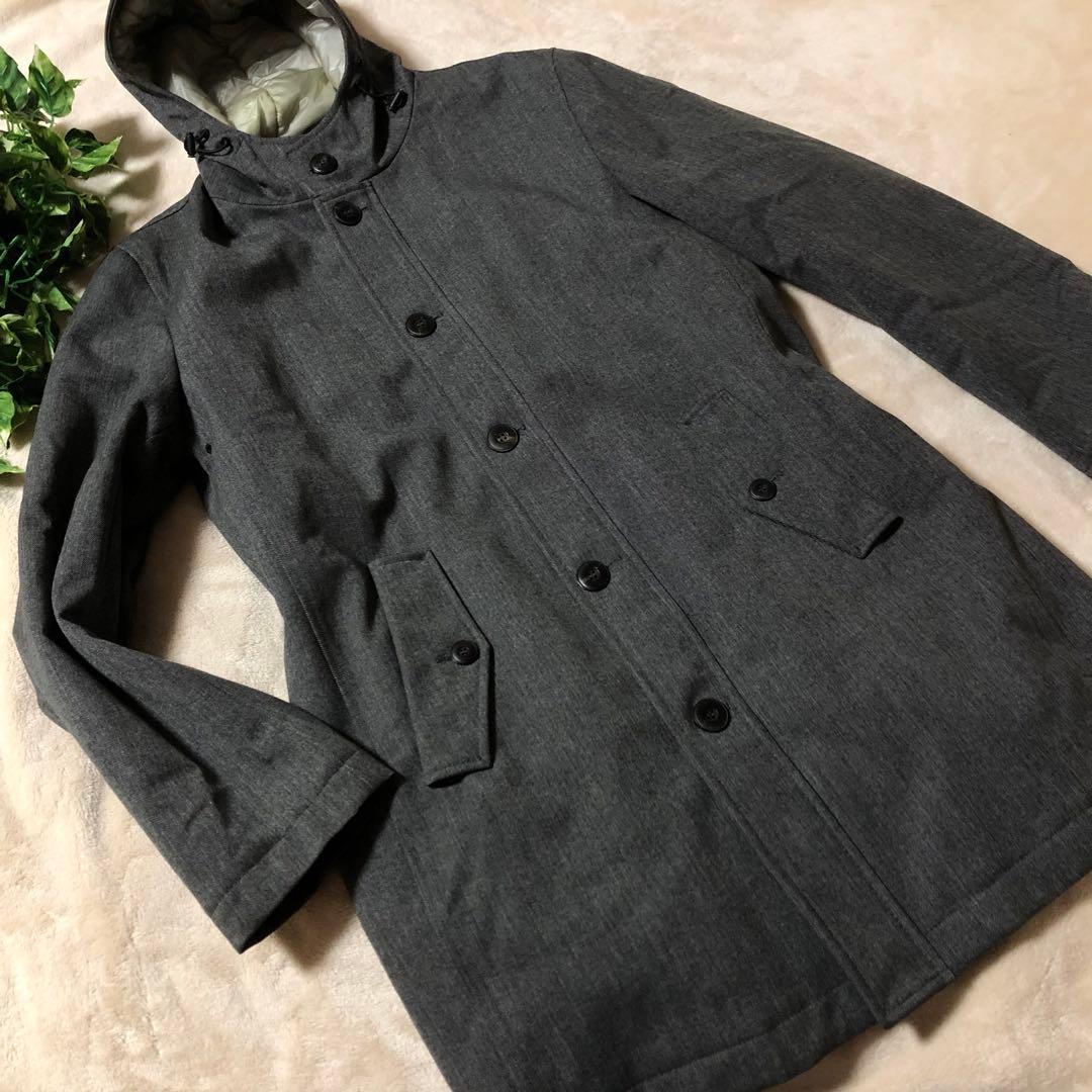 ★⁇★美品　アルマーニコレッツォーニ　ロングコート　フード付き　中綿