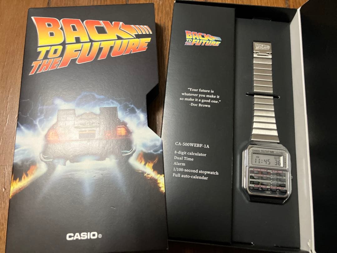 限定品　新品　CA-500WEBF-1AJR バックトゥザフューチャー　コラボ