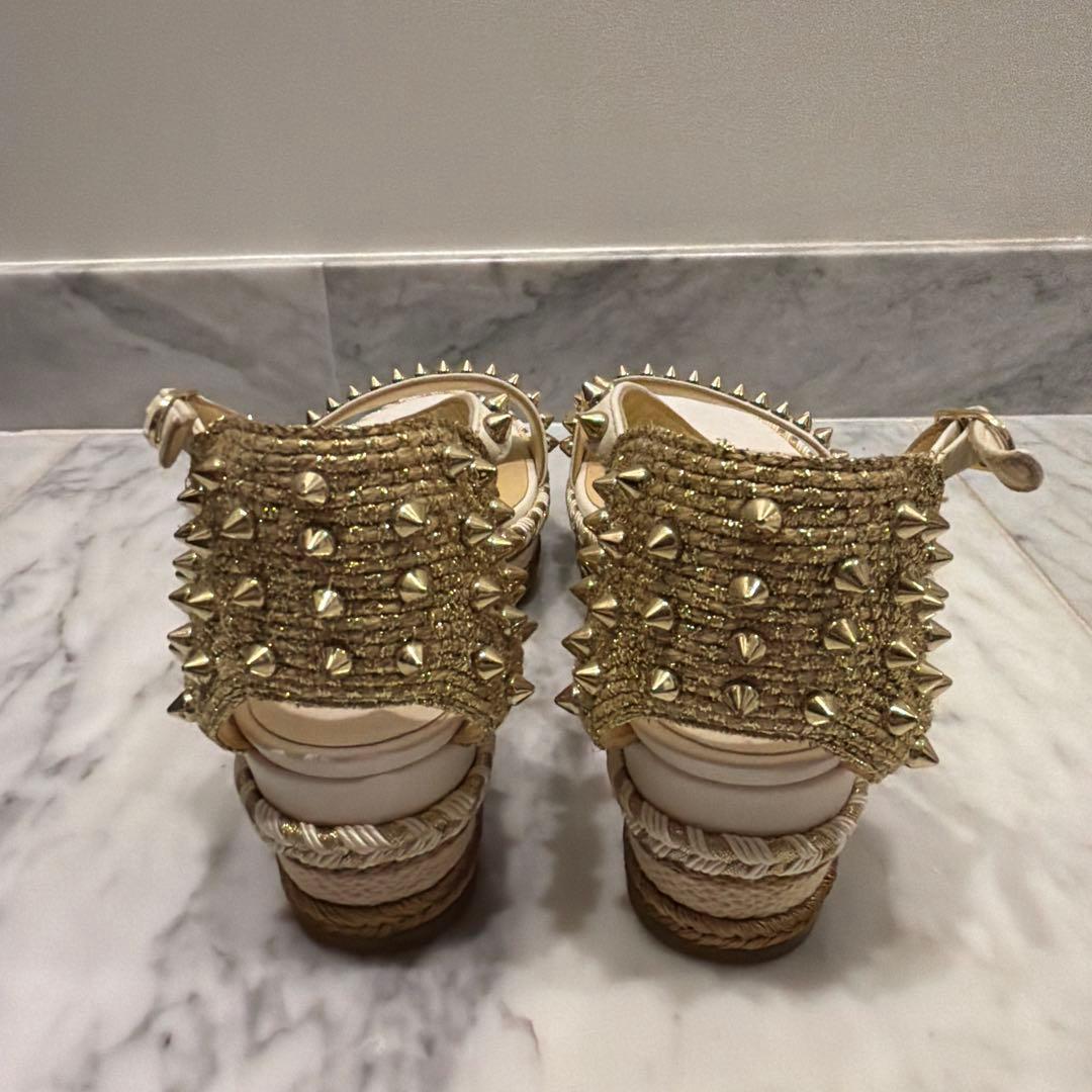 クリスチャンルブタン サンダル 38