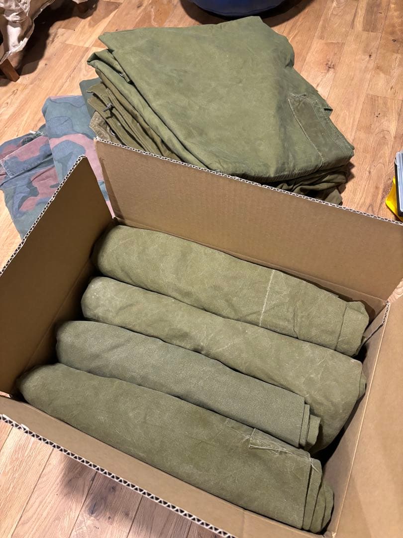 【軍幕屋】希少★ノルウェー軍ボタンテント★４枚★ビンテージ★ソロ★野営★