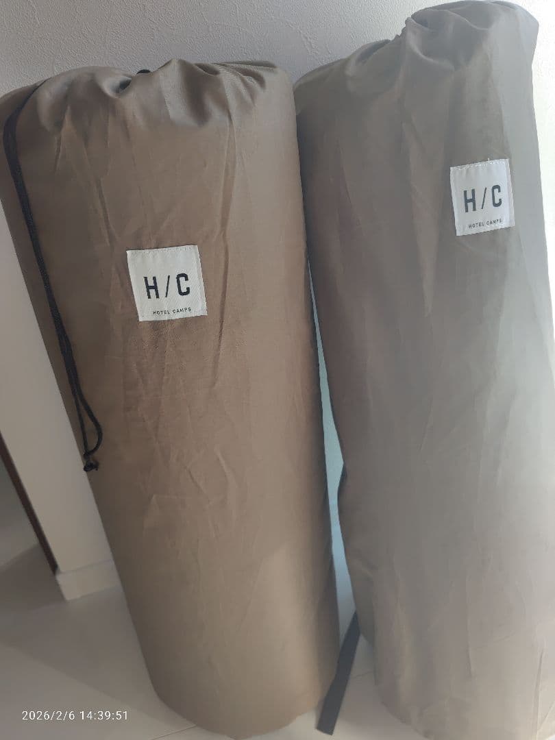 HOTELCAMPS インフレータブルマット　２個セット　ホテルキャンプ