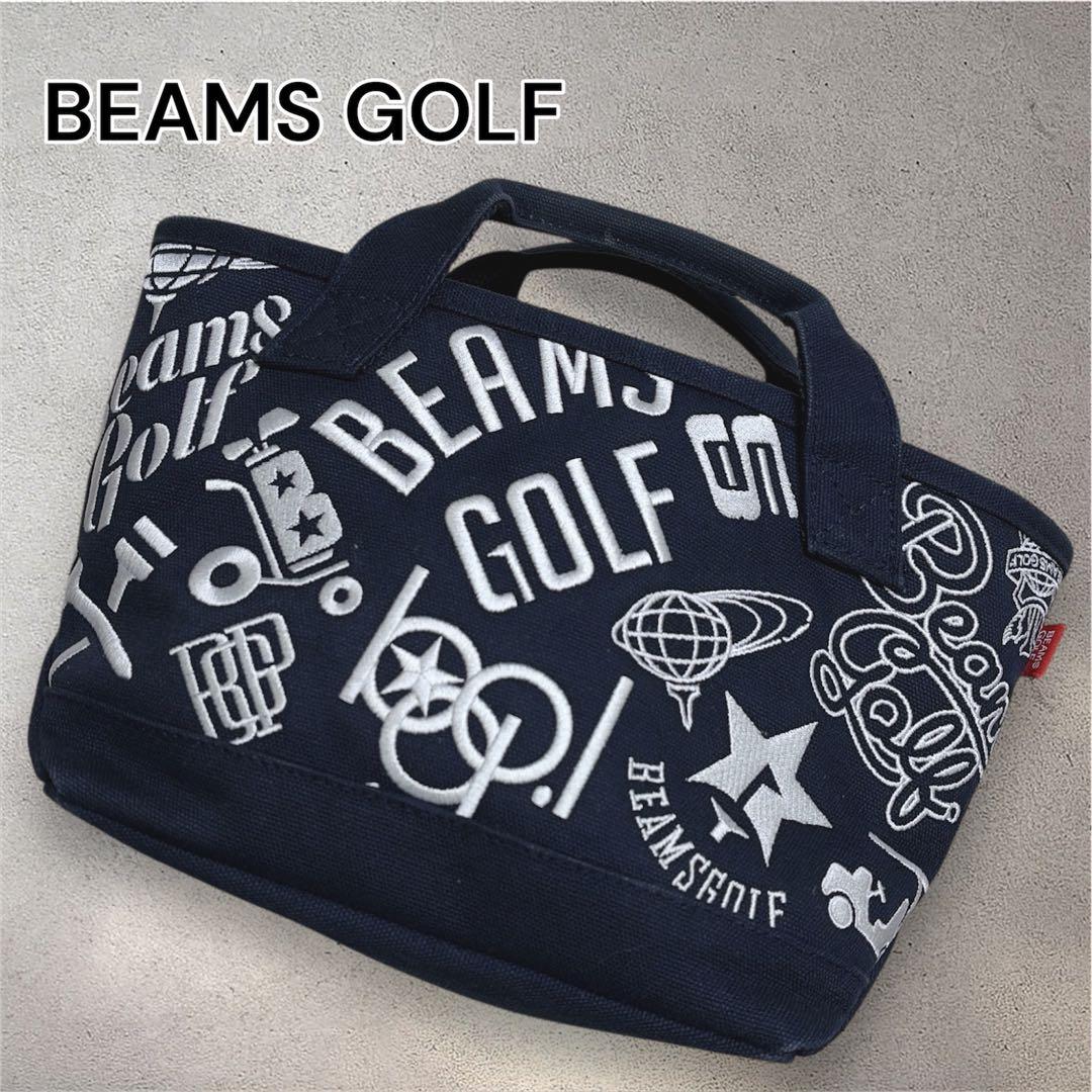 BEAMS GOLF ビームスゴルフ カートバッグ ハンドバッグ ネイビー 渋野