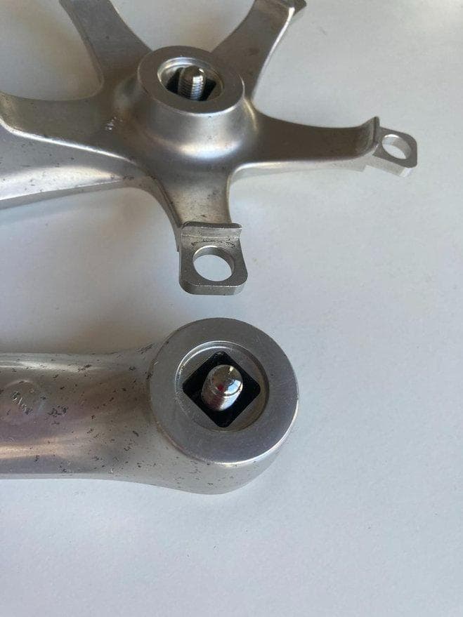 カンパニョーロ（Cレコード）クランク（170mm）40レース1シーズン使用