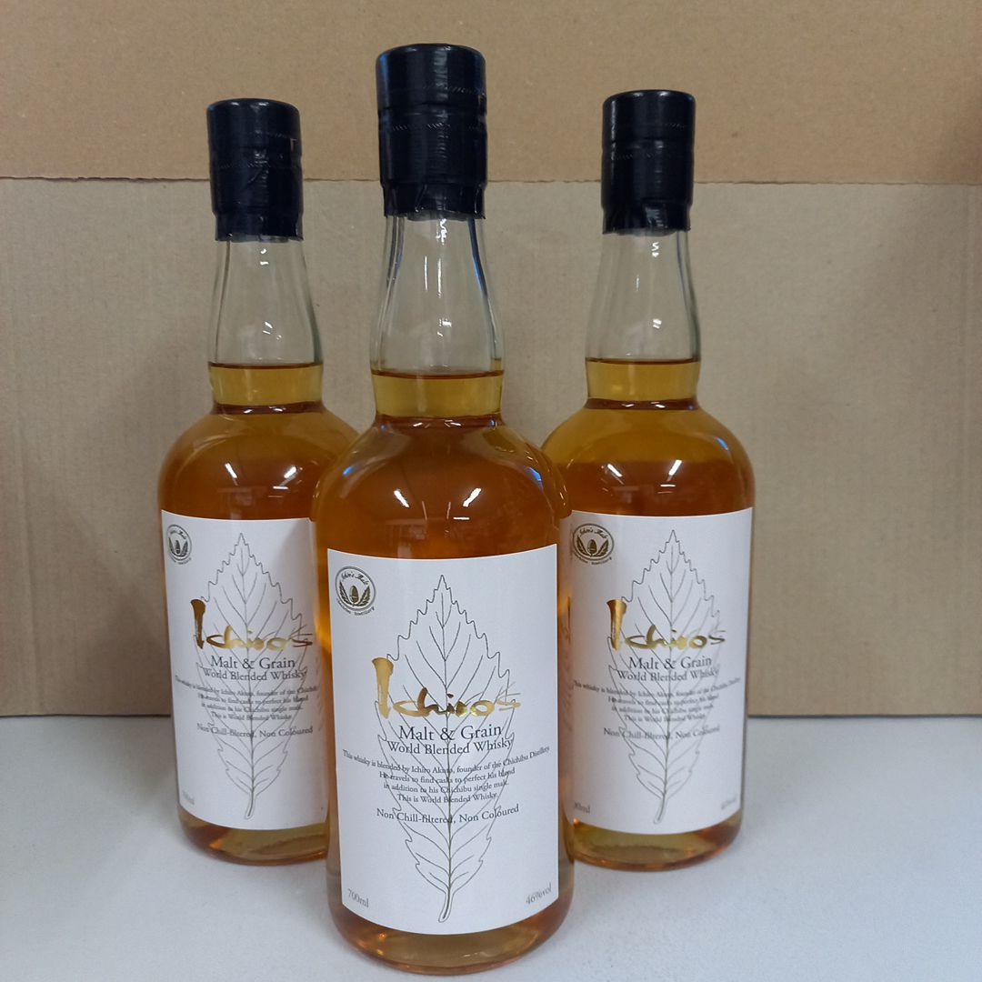 イチローズモルト◼️ホワイトラベル▲700ml●46％★3本セット