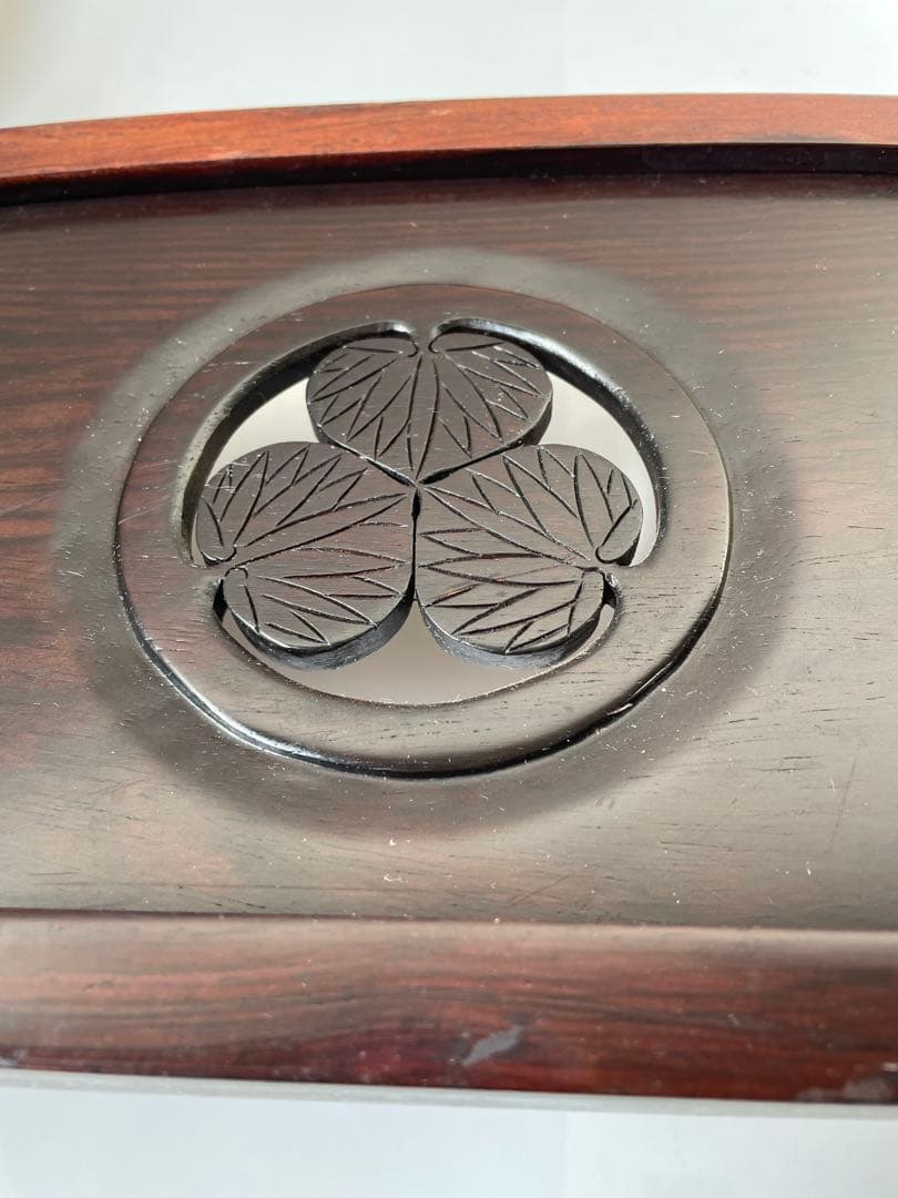 刀掛け　三本掛け　唐木無垢材