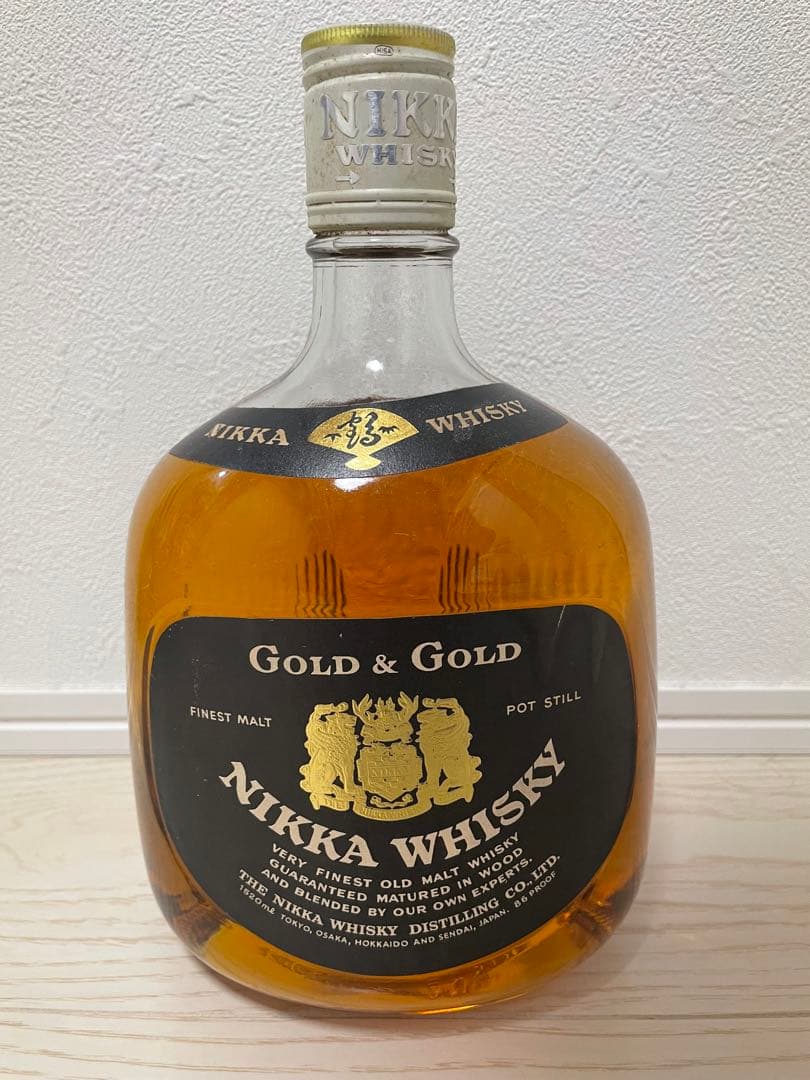 【希少・特大ボトル】ニッカウヰスキー G&G ゴールド＆ゴールド 1520ml