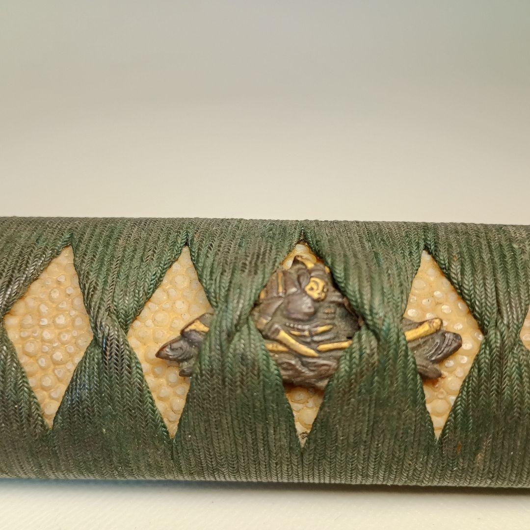 蔵から出てきた十字鍔と柄　【隠れキリシタン　刀装具】