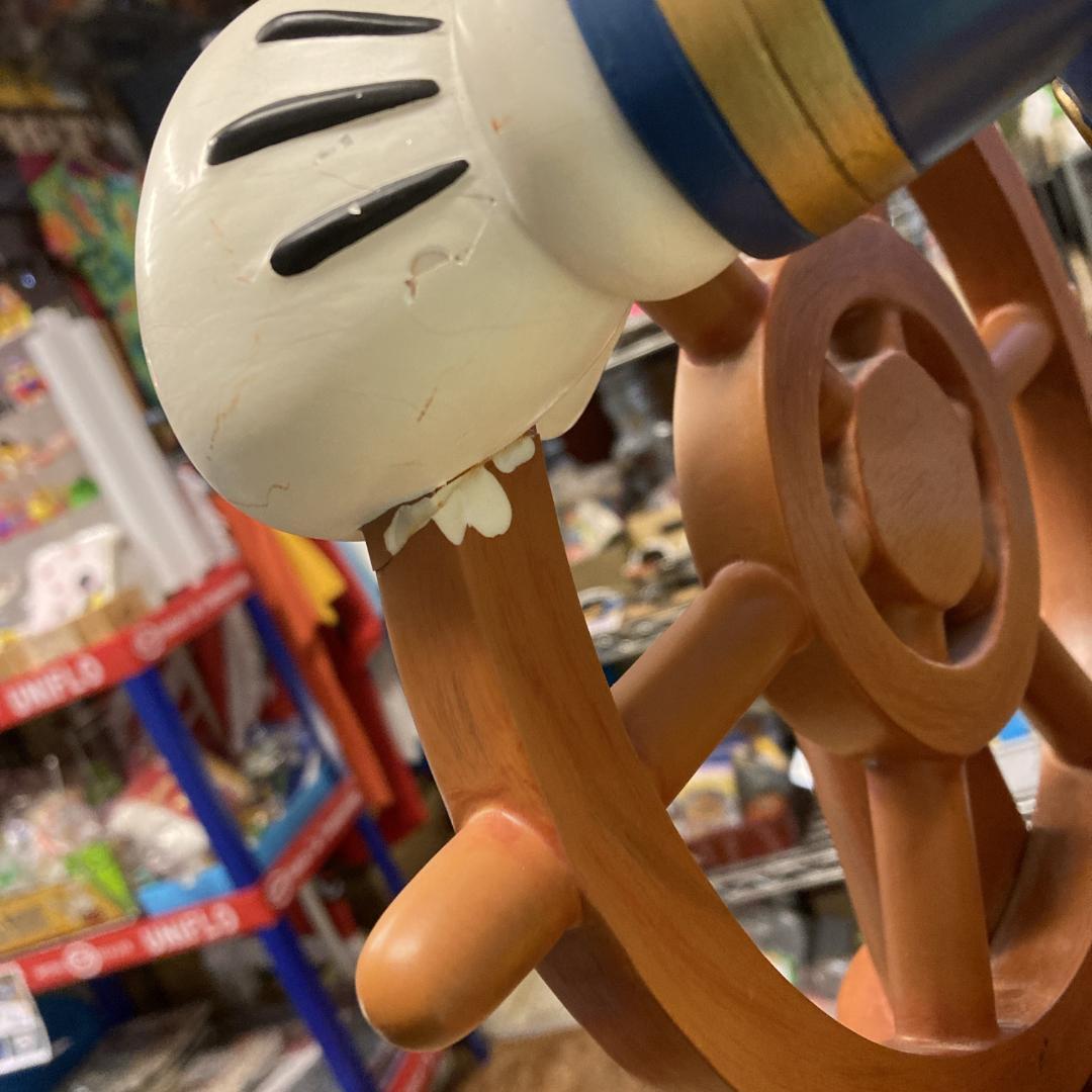 レトロ 　ディズニー ミッキーマウス　 船長 　ビッグフィギュア　 置物