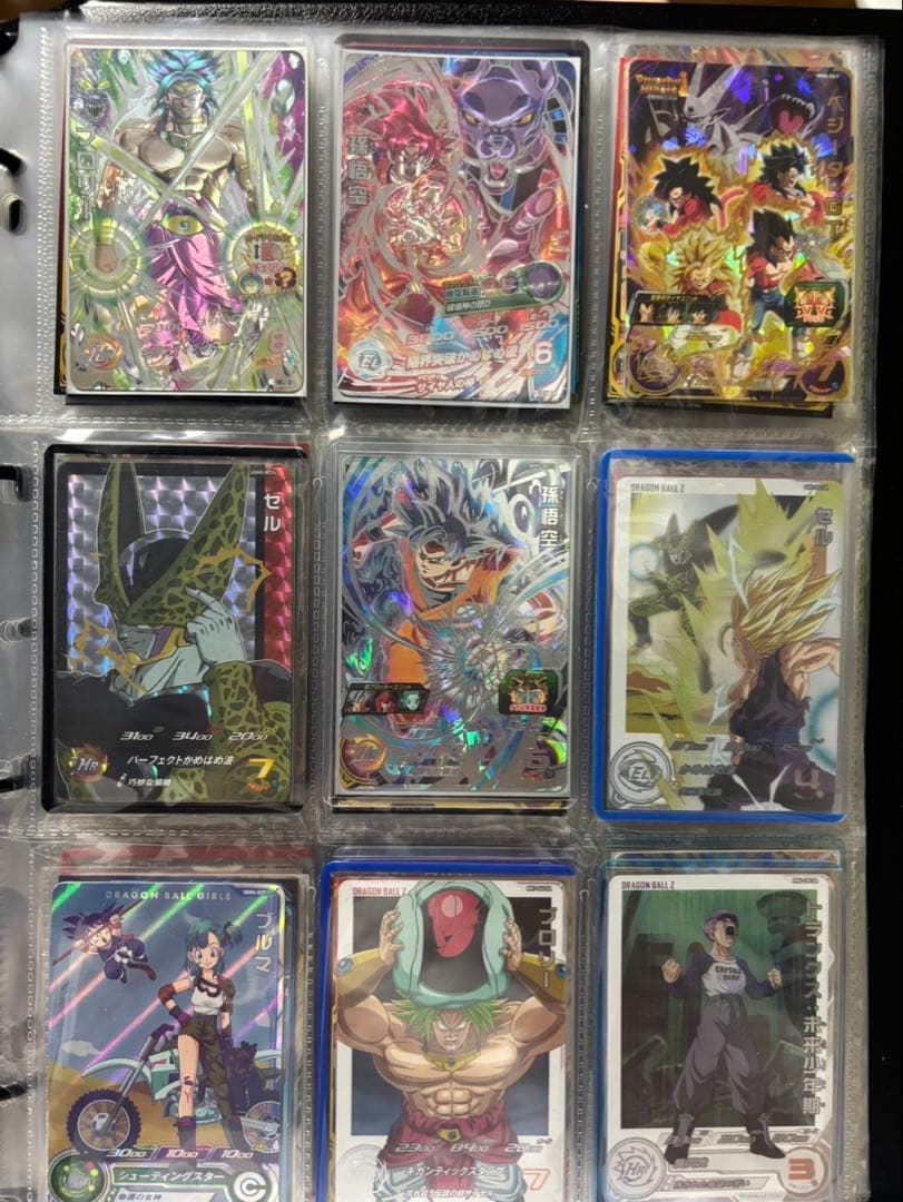 ドラゴンボールヒーローズまとめ売り　バインダー付き