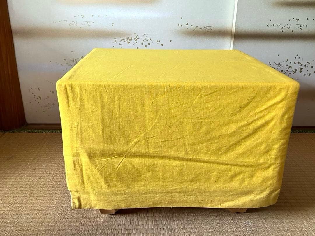 昭和レトロ　脚付碁盤7.7寸　板目