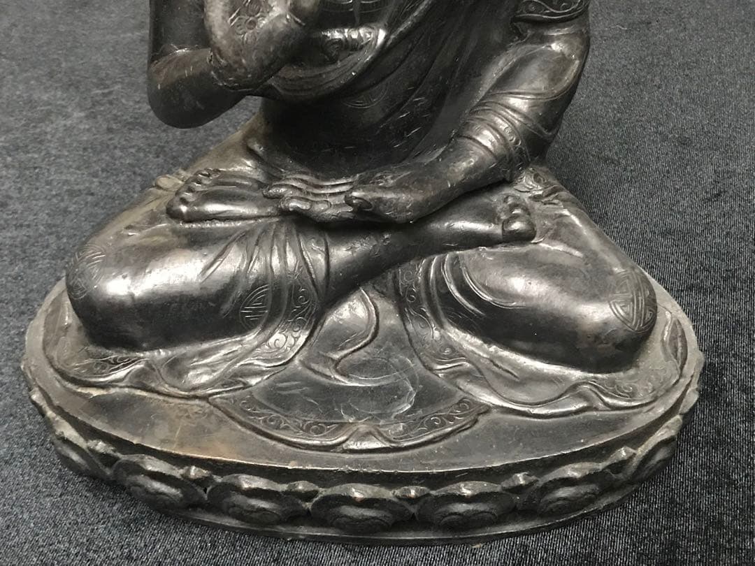 蔵出　チベット　ネパール？密教　仏教　アンティーク仏像　観音？薬師菩薩？真鍮製