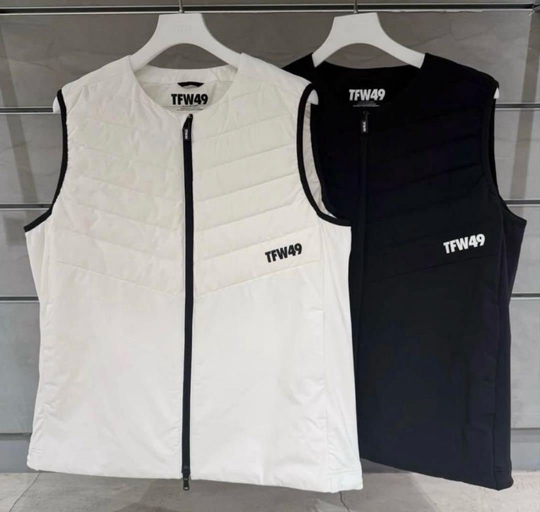 未使用TFW49 ダウンベスト ホワイトL