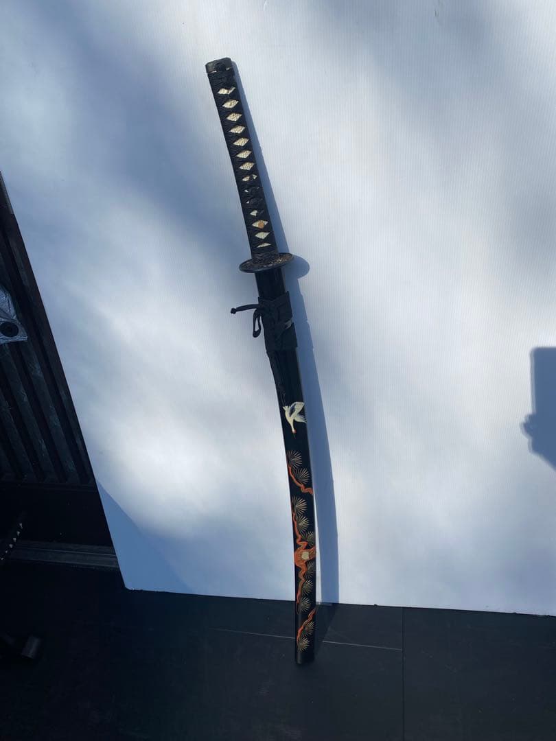 【鞘希少柄‼️】日本刀模造刀　大刀小刀台座セット