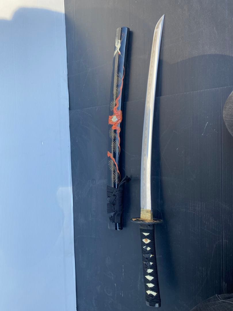 【鞘希少柄‼️】日本刀模造刀　大刀小刀台座セット