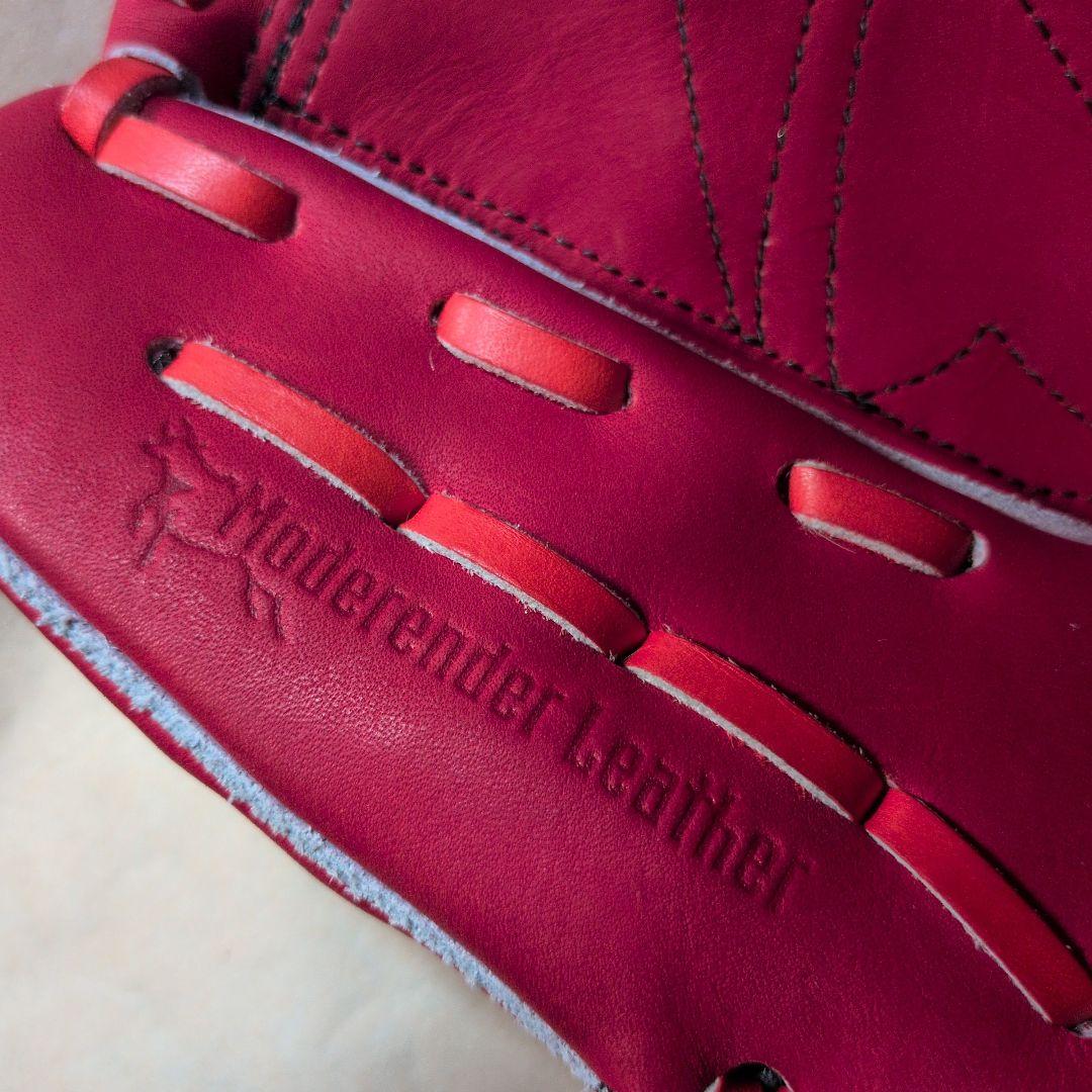 ミズノ:右投げ用:硬式用グラブ:投手用:サイズ11:色:ラディッシュ