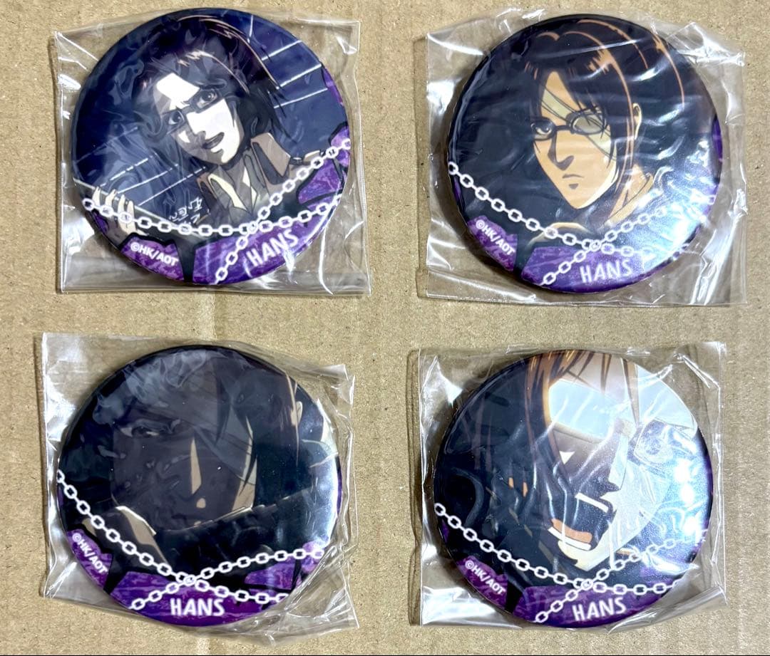 進撃の巨人　ハンジ　缶バッジ　まとめ売り　推しキャラ