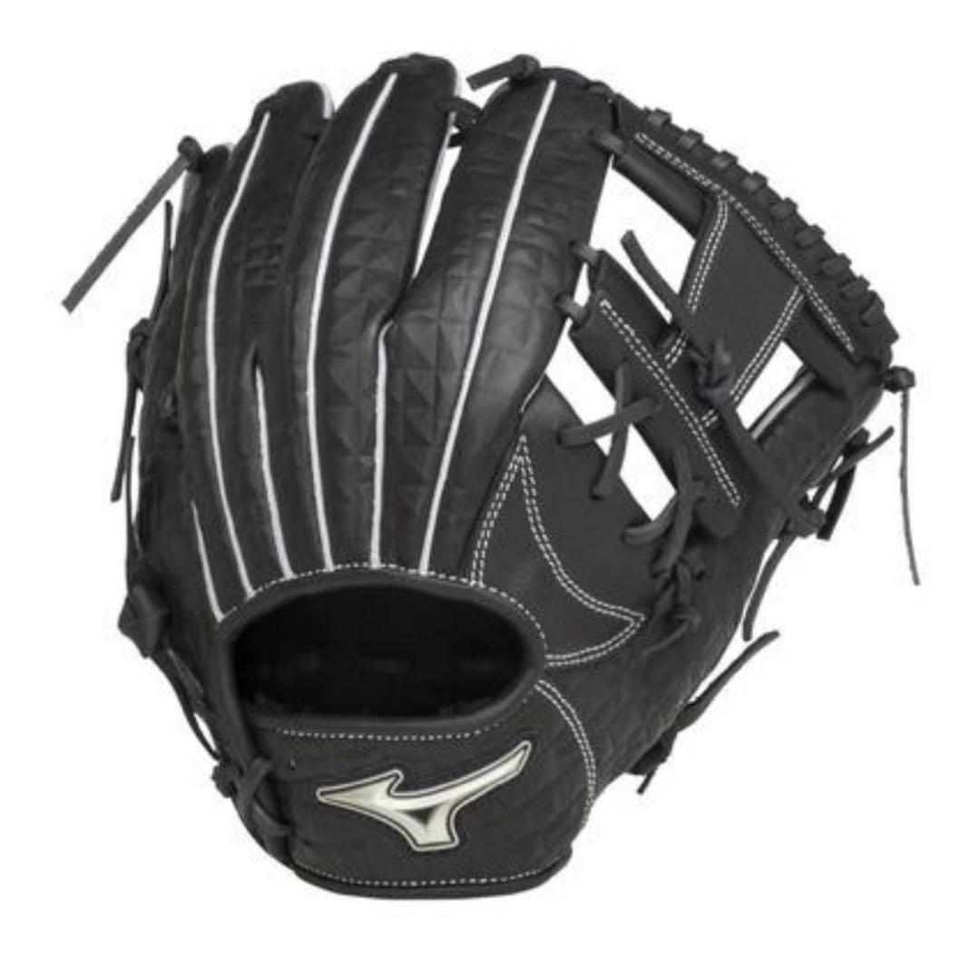 ミズノ MIZUNO 野球 ベースボール　軟式グローブ 内野手用　黒