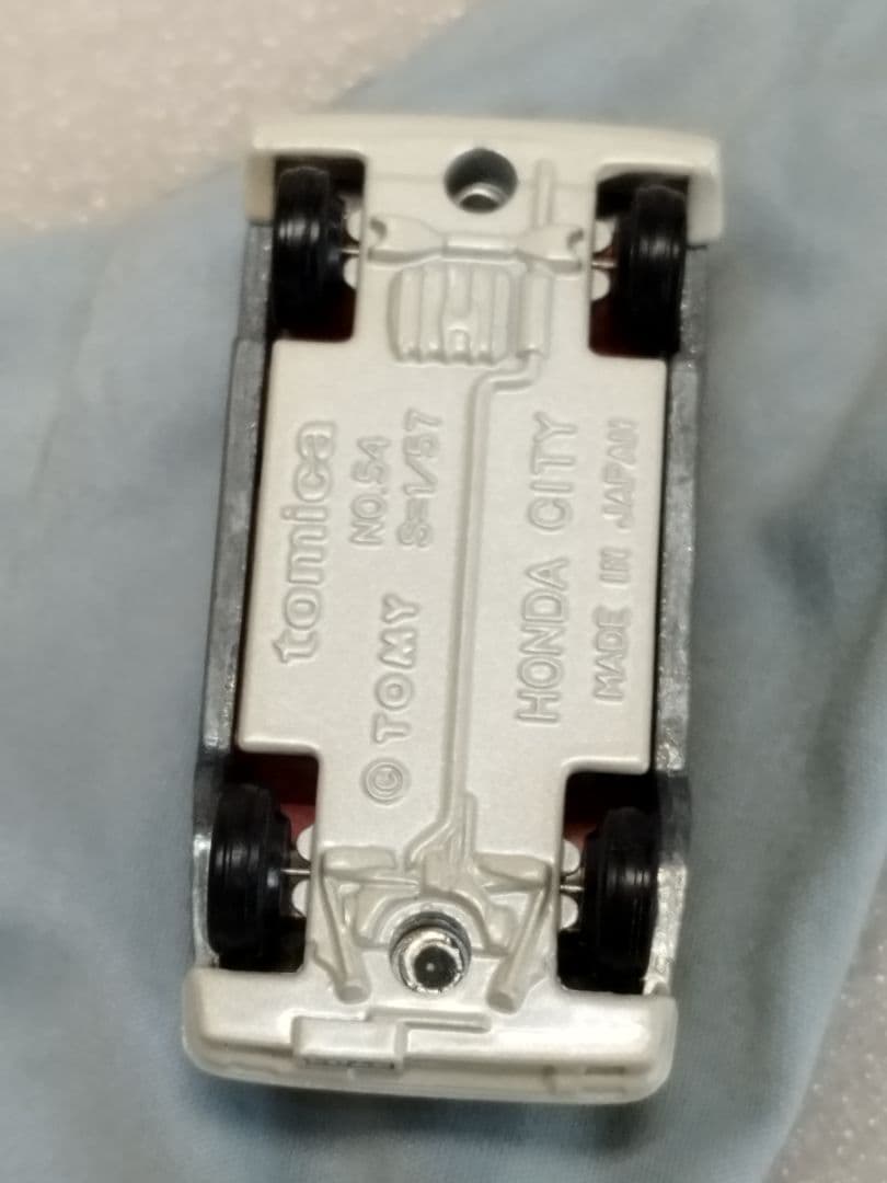 トミカ赤箱　No54　ホンダ　シティターボⅡ　無塗装