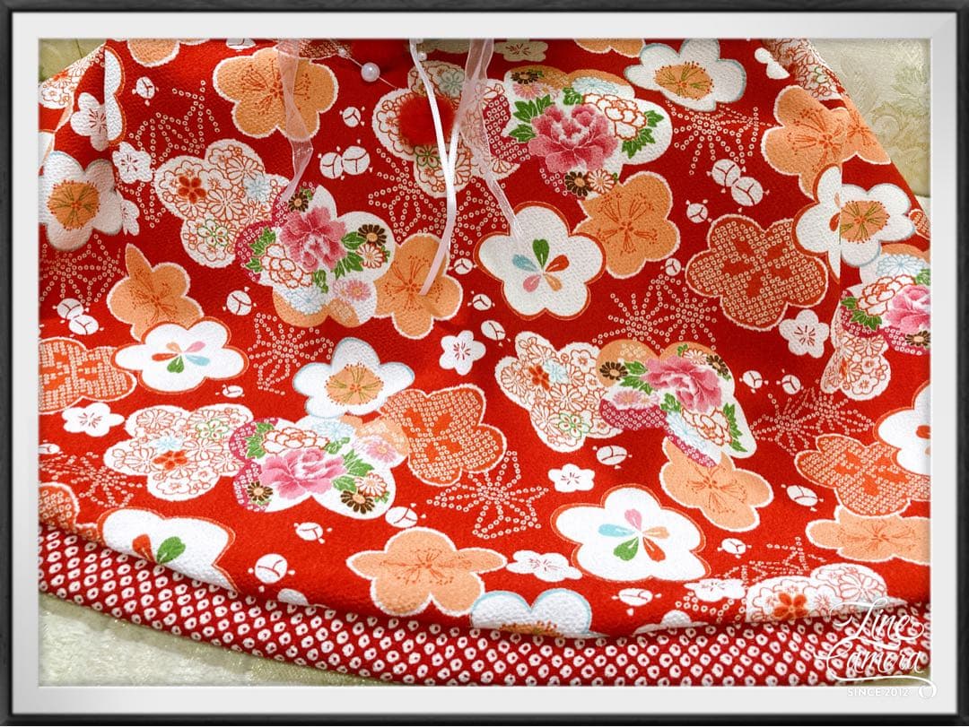 B388.pon2pan2☆犬オーダー☆お引きずりお着物☆犬2ウェイお着物