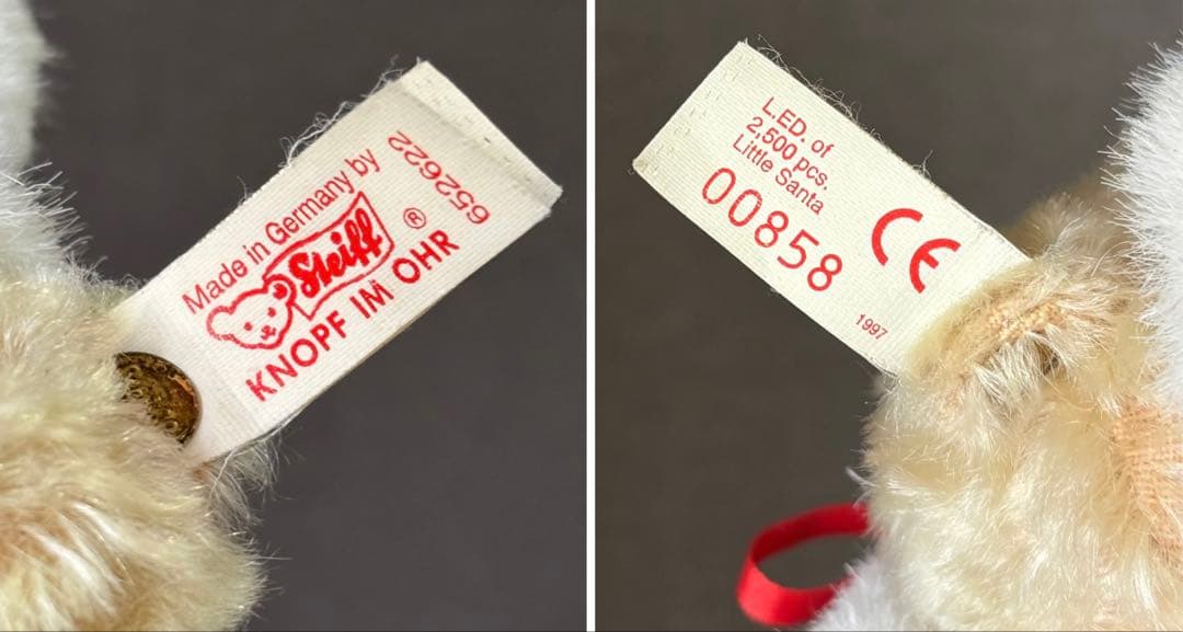 Steiffシュタイフ リトルサンタ ‘97 テディベア 【日本限定】