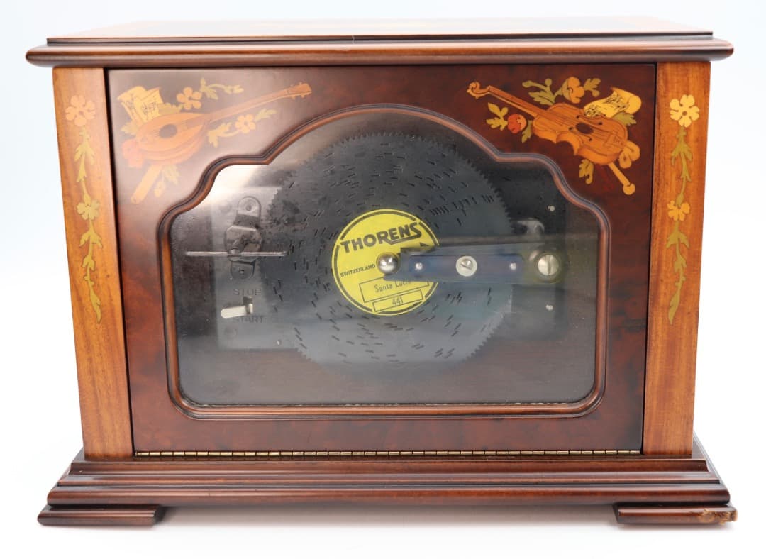 THORENS スイス製ディスク・オルゴール・ボックス、ディスク6枚付き