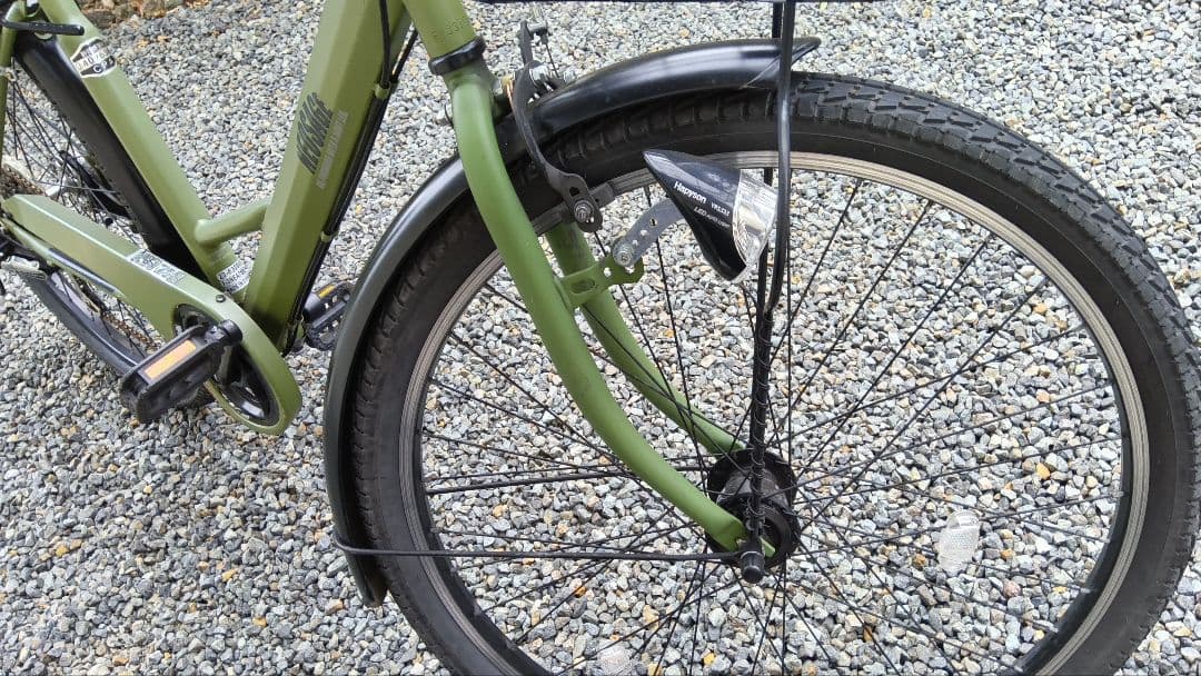 引き取り希望★ネオサージュD マットカーキ 外装6段変速 27型自転車