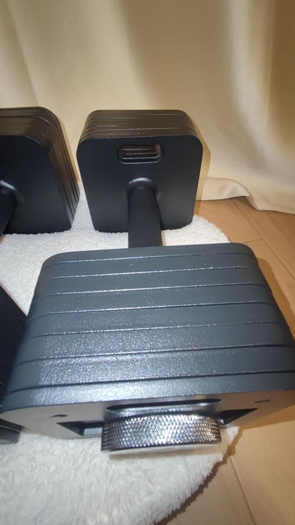 可変式ダンベル1KG刻み 15段階調整16kg×2(MINI版)セット