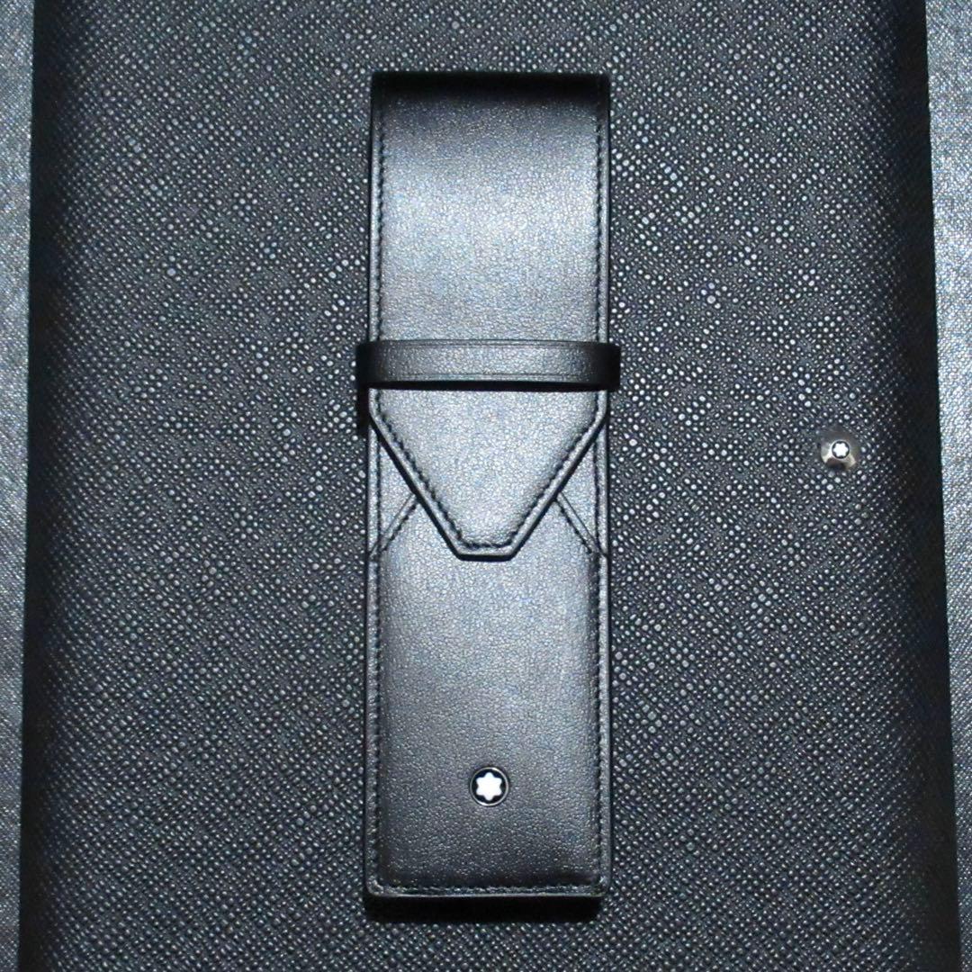 モンブラン ペンケース ペンポーチ マイスターシュテュック ブラック 2本用