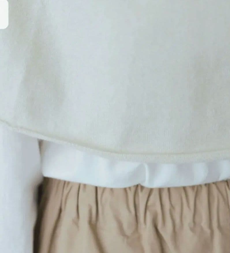 evam eva カシミアスヌード　キナリ