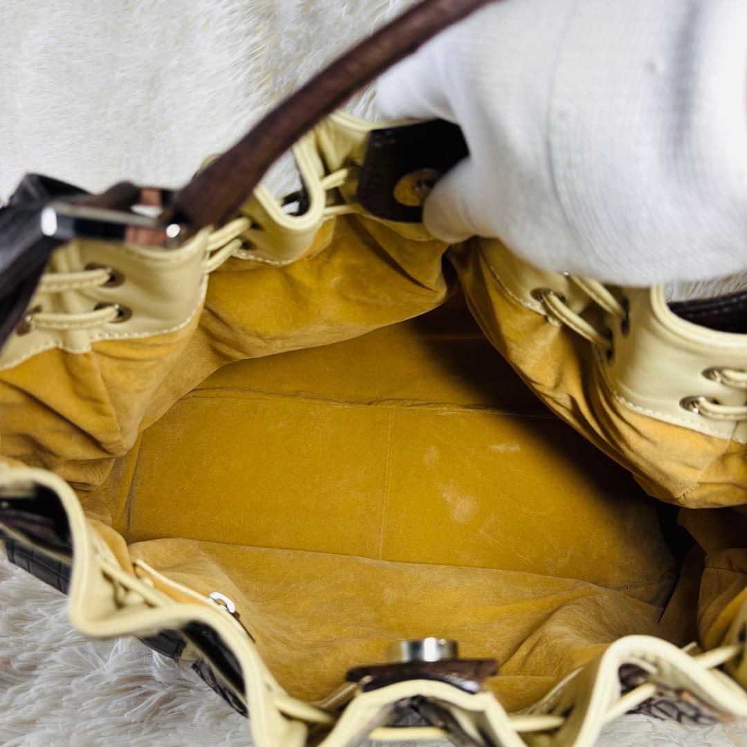 JRA クロコダイル　ハンドバッグ　オーストリッチ　ラージクロコ　スモールクロコ