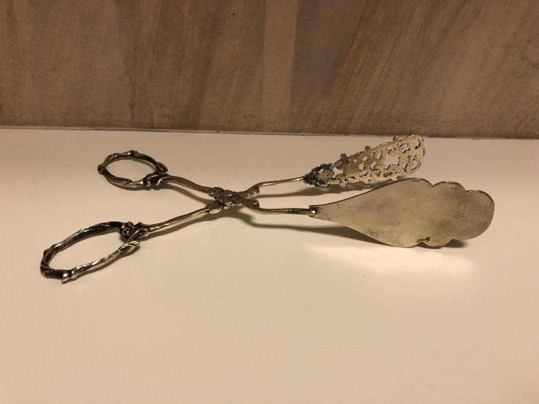 [ミーコさん]スウェーデン JLH 純銀 ケーキ用トング 1957年 - 25g