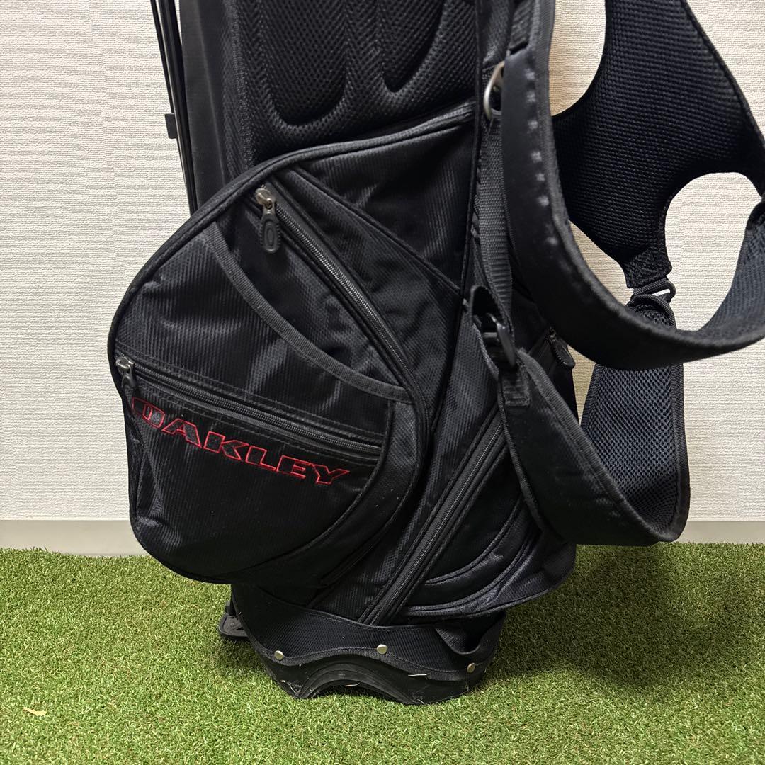 OAKLEY オークリー スタンド式 キャディバッグ ブラック ナイロン