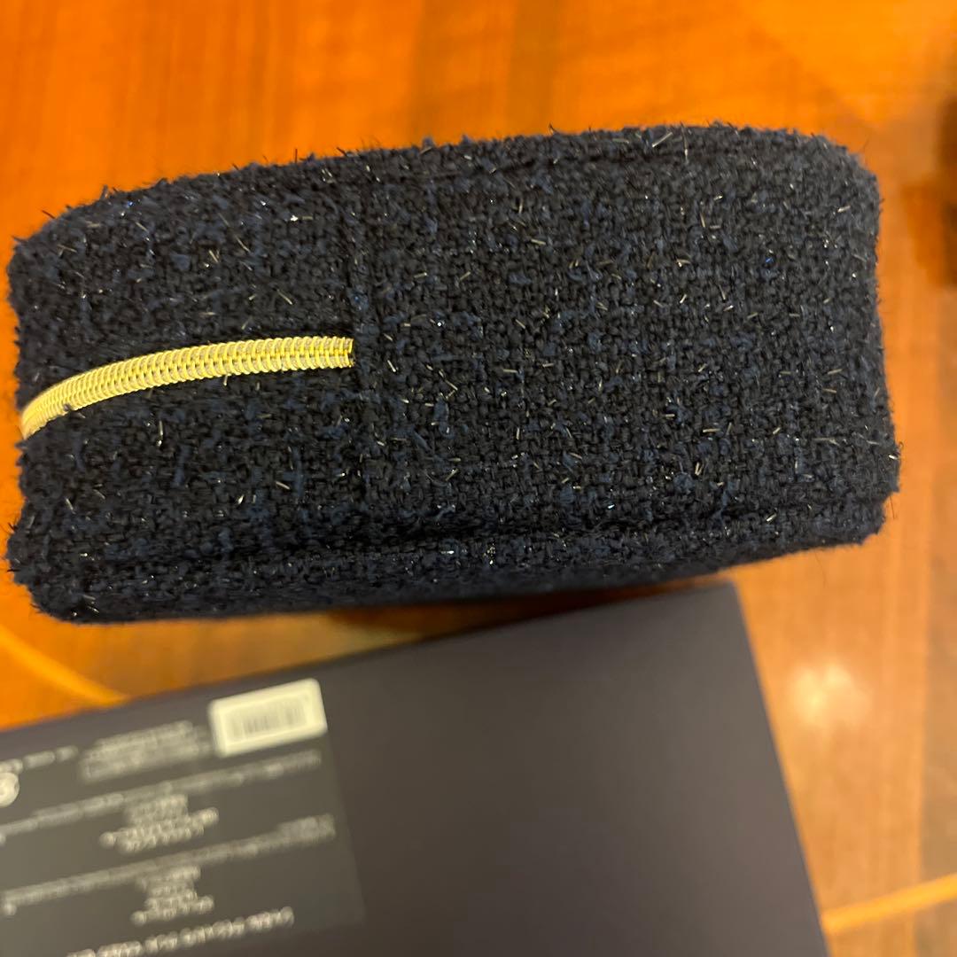 CHANEL BEAUTE ツイードジッパーポーチ