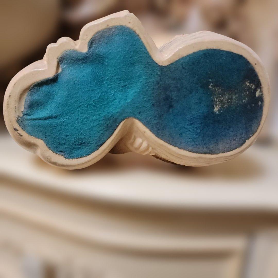 70's　昭和レトロ置物　鉢カバー　プランタースタンド　オブジェ　置物　希少