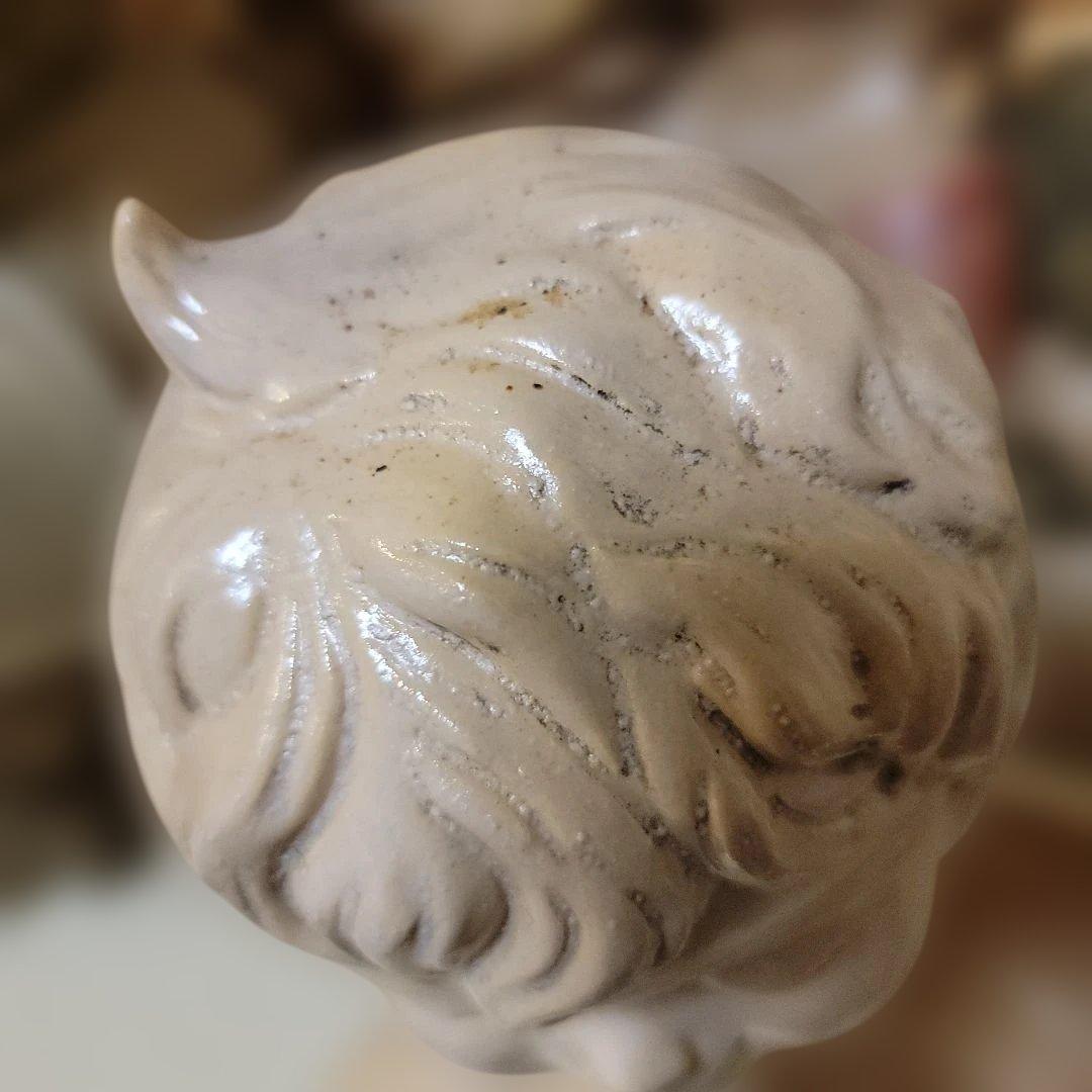 70's　昭和レトロ置物　鉢カバー　プランタースタンド　オブジェ　置物　希少