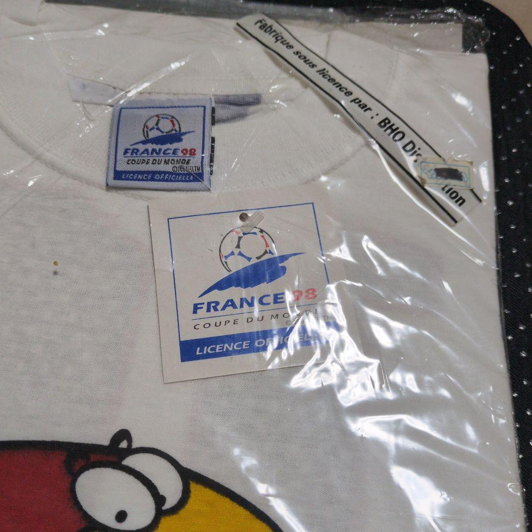 FRANCE 98 サッカーフォテックスキャラクター T シャツ98年未開封