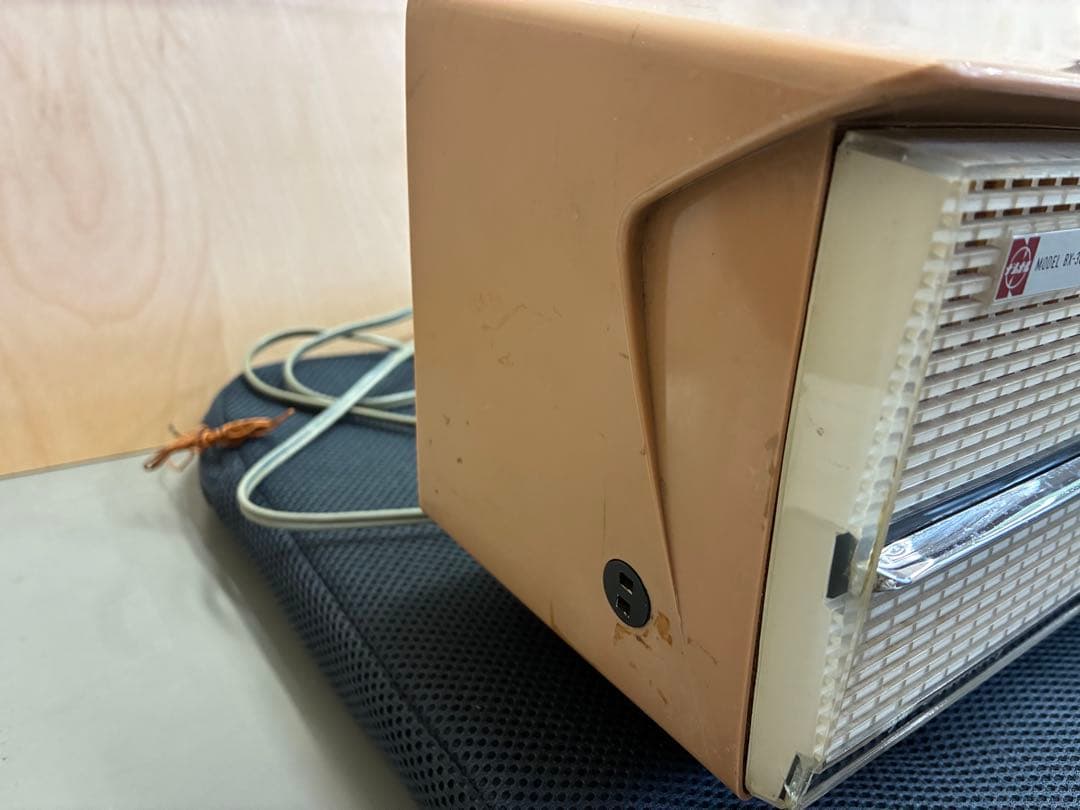 美品☆作動品☆ナショナル2バンド真空管ラジオ BX-300型 昭和35年頃の品