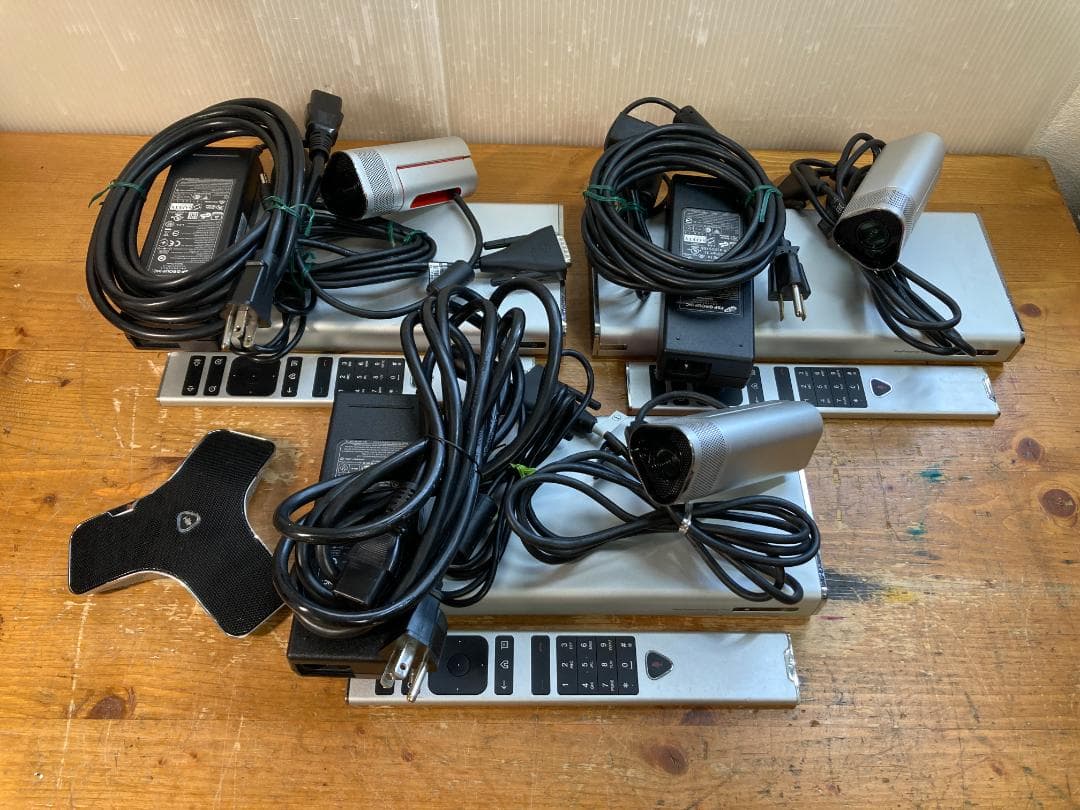 Polycom テレビ会議 システム Group300 3台セット スピーカー付