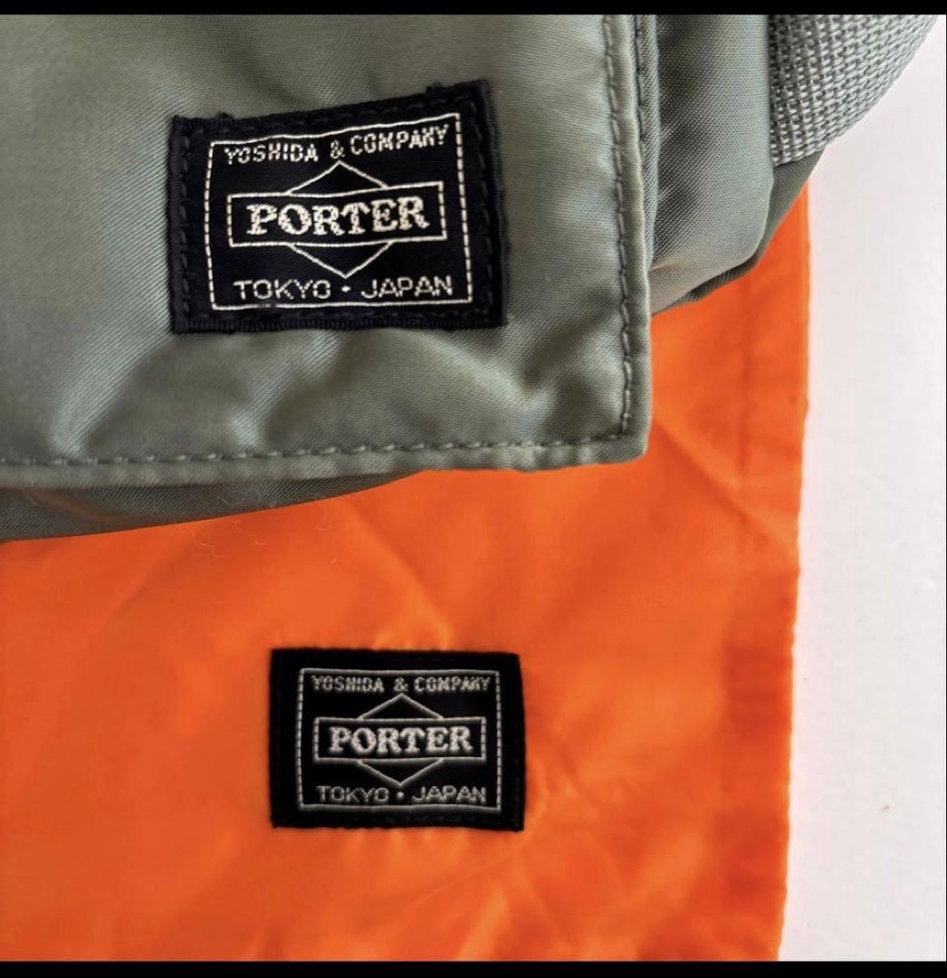 美品 porter タンカー セージ ウエストバッグ 最終モデル ポーター