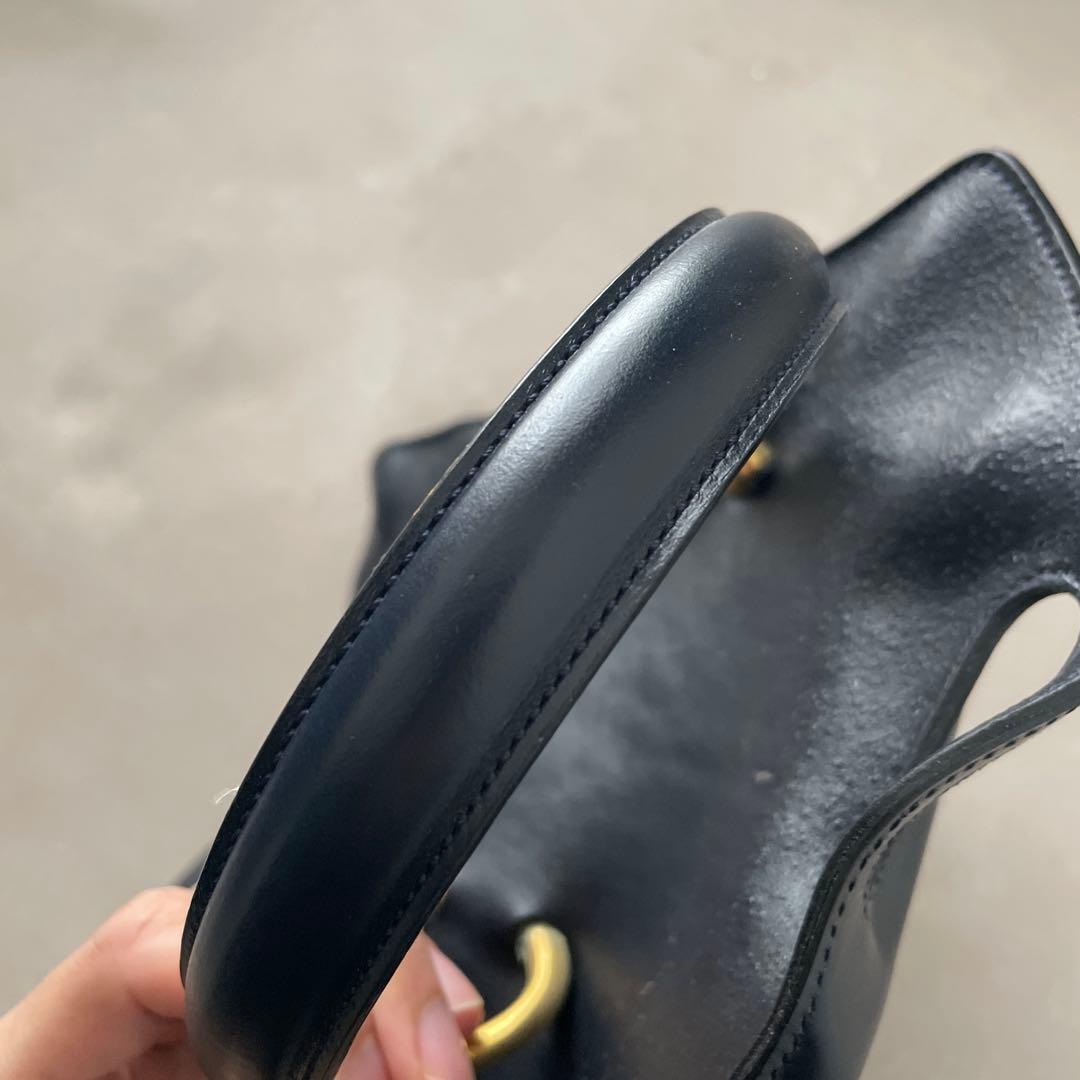 セリーヌ CELINE レザー ハンドバッグ ジャンク