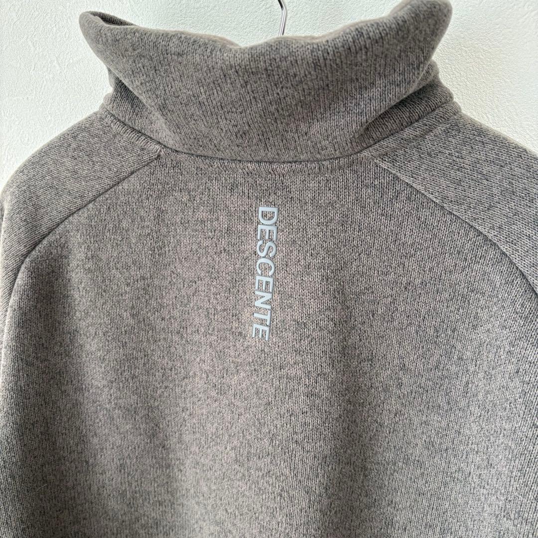 美品 DESCENTE GOLF ハーフジップニット×フリースプルオーバー