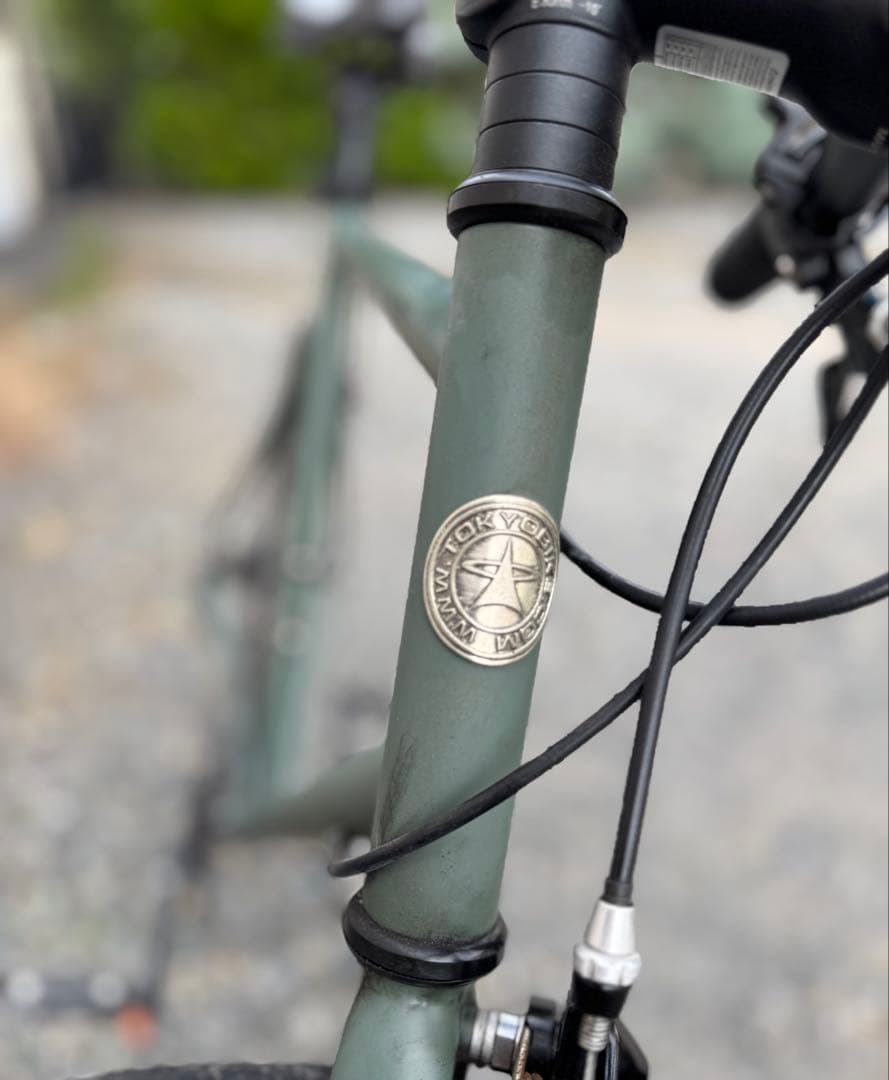 【おすすめセット価格！】TOKYO BIKE クロスバイク　カクタスグレー　緑