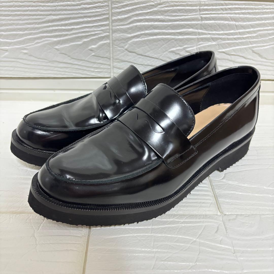 【未使用級】FABIO RUSCONI ローファー 厚底 ブラック 35