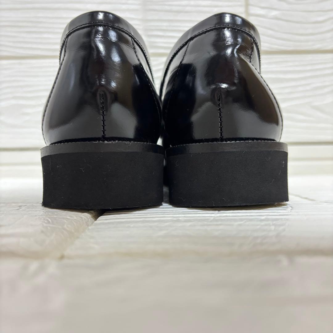 【未使用級】FABIO RUSCONI ローファー 厚底 ブラック 35